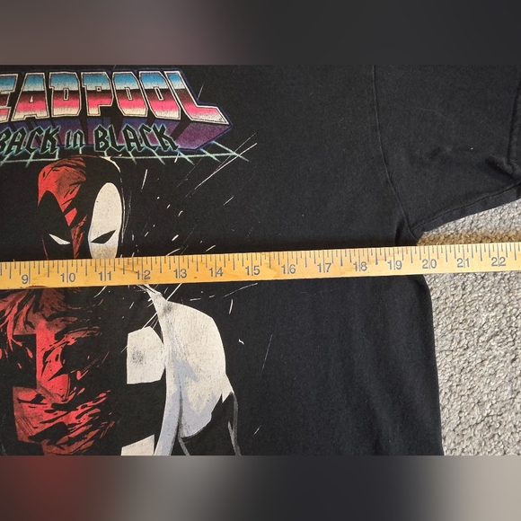 Deadpool Back in Black Graphic Tee Unisex Large - Picture 4 of 5
